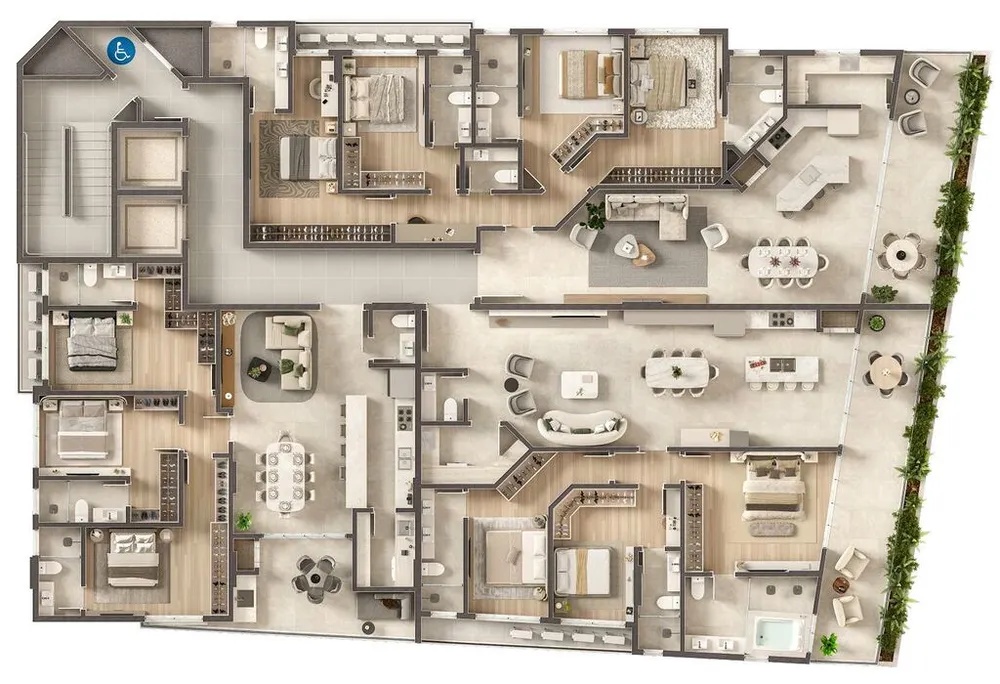 Apartamento, 4 quartos, 232 m² - Foto 6