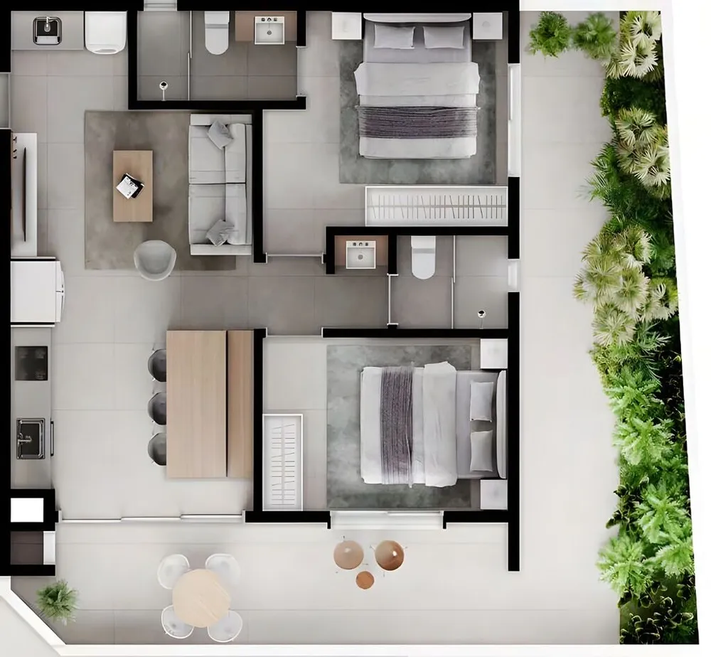 Apartamento, 2 quartos, 125 m² - Foto 8