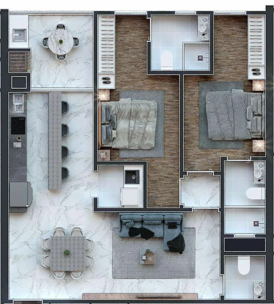 Apartamento, 3 quartos, 125 m² - Foto 6