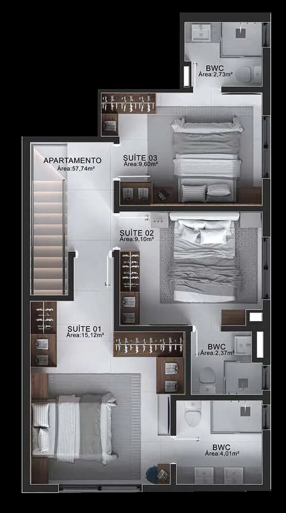 Apartamento, 176 m² - Foto 1