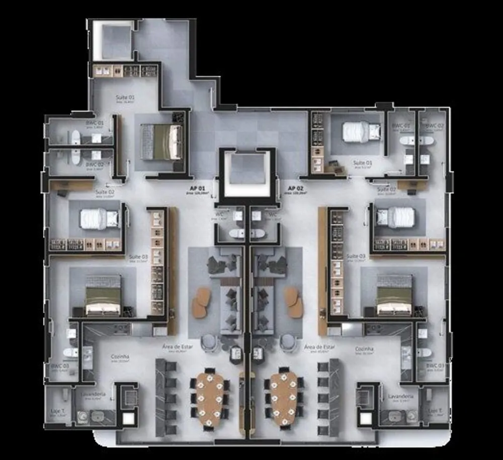 Apartamento, 252 m² - Foto 1