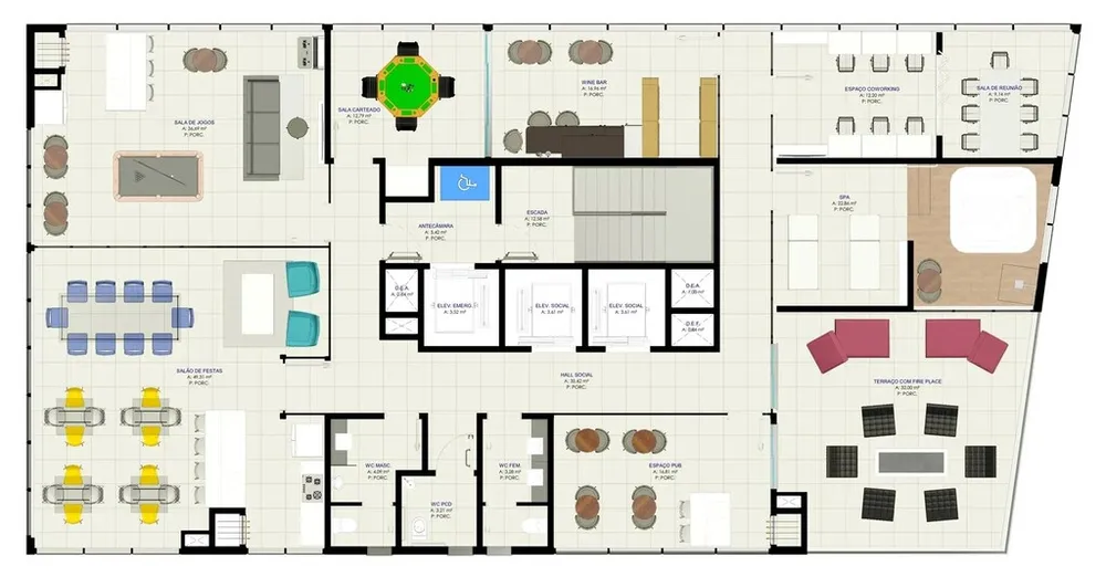 Apartamento, 1 quarto, 35 m² - Foto 2