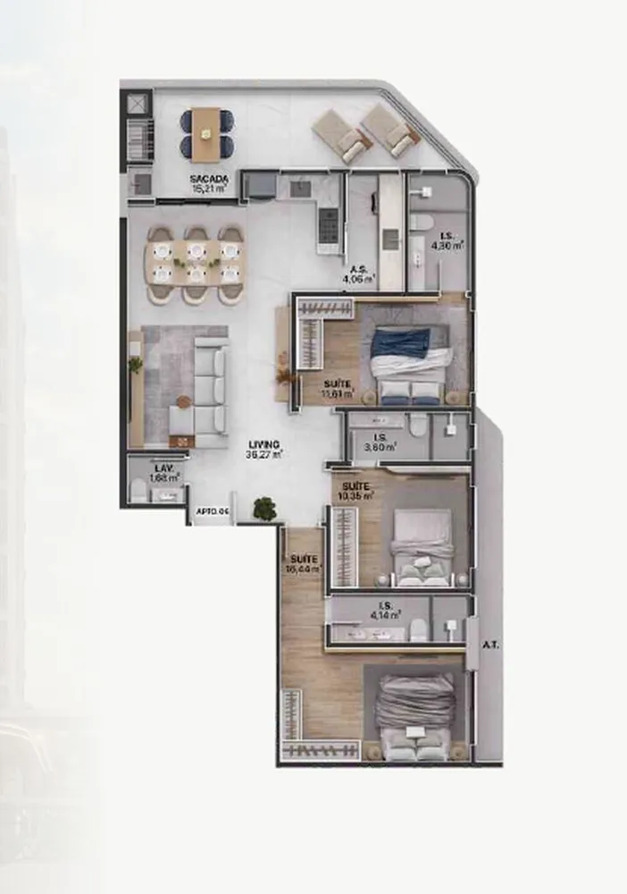 Apartamento, 202 m² - Foto 5