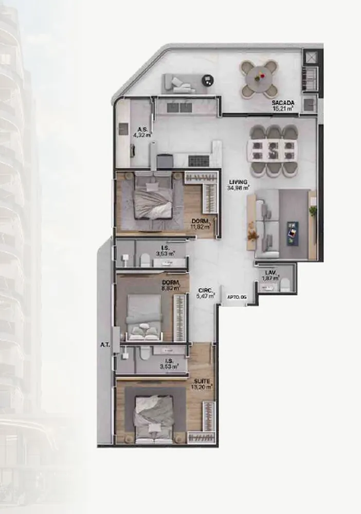 Apartamento, 202 m² - Foto 7