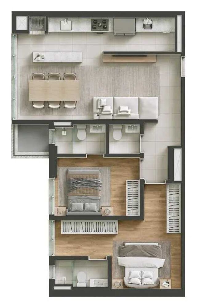 Apartamento à venda com 2 quartos, 80 - Foto 1