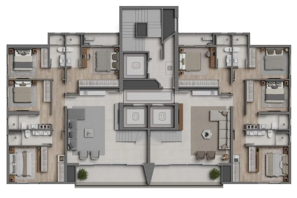 Apartamento, 3 quartos, 231 m² - Foto 8