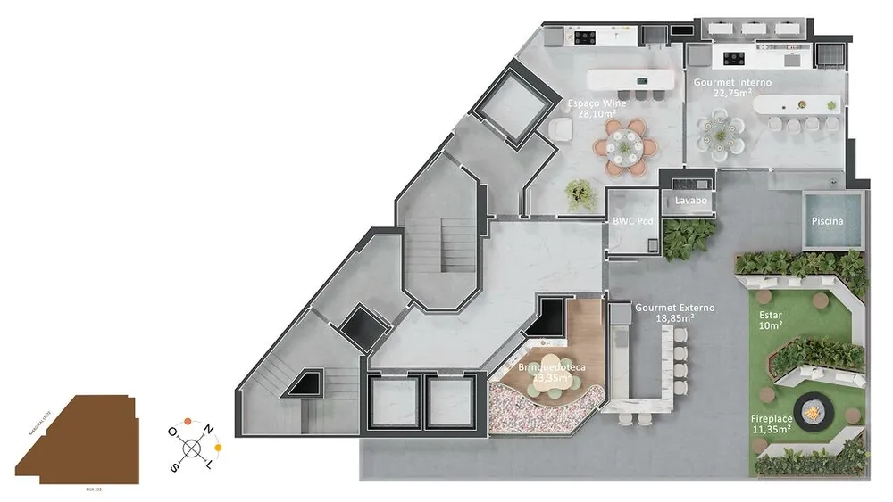 Apartamento, 1 quarto, 50 m² - Foto 5