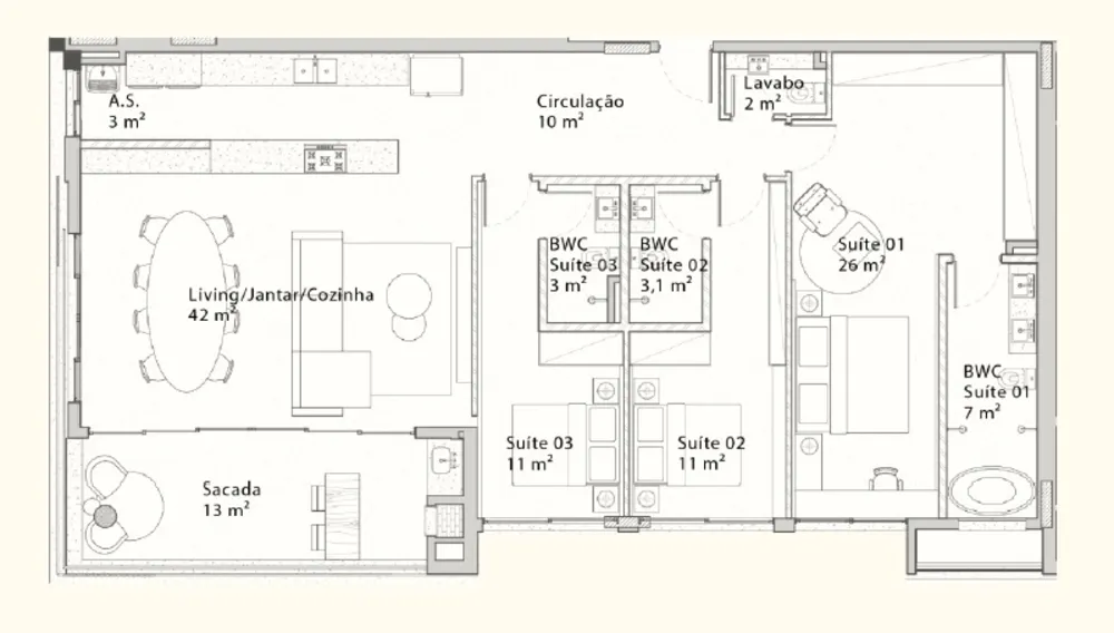 Apartamento, 4 quartos, 345 m² - Foto 6