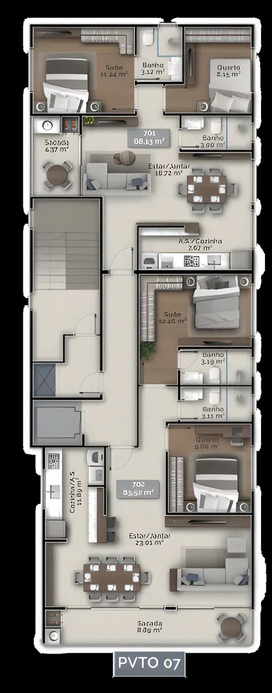 Apartamento, 2 quartos, 58 m² - Foto 5
