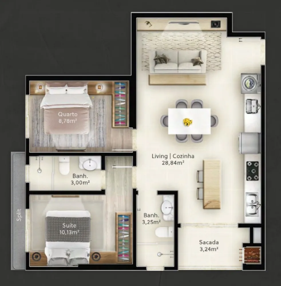 Apartamento, 65 m² - Foto 5