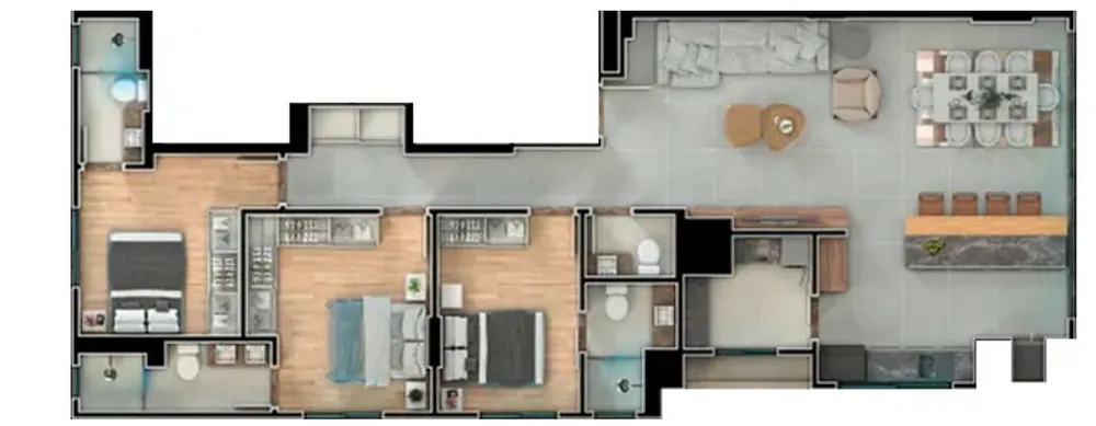Apartamento, 3 quartos, 199 m² - Foto 4