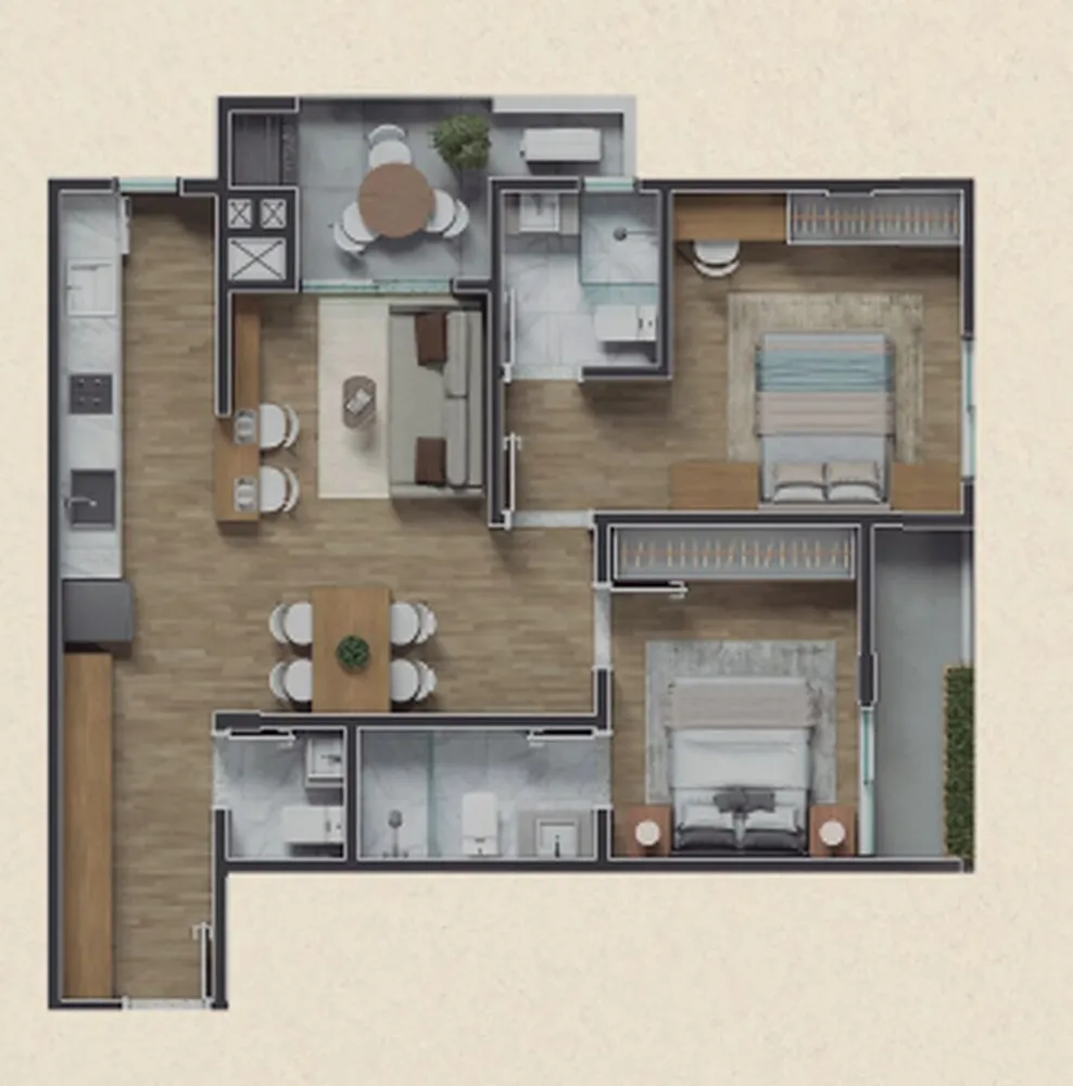 Apartamento, 3 quartos, 134 m² - Foto 7