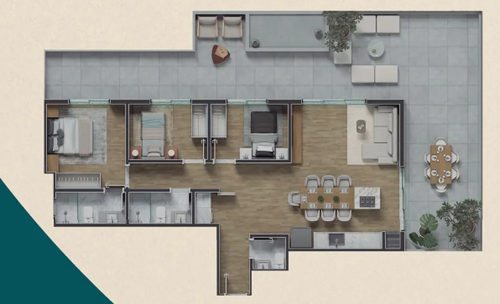 Apartamento, 3 quartos, 134 m² - Foto 10