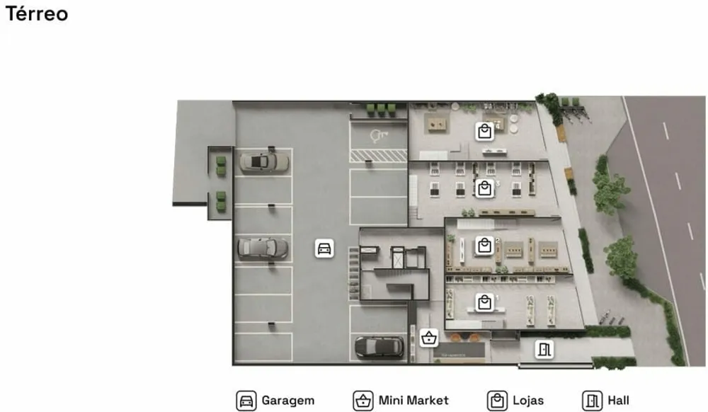 Kitnet-Studio, 44 m² - Foto 1