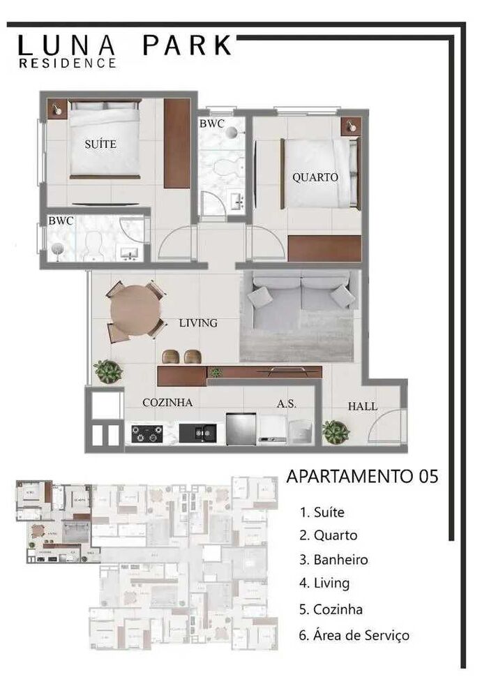 Apartamento à venda com 2 quartos, 65 - Foto 1