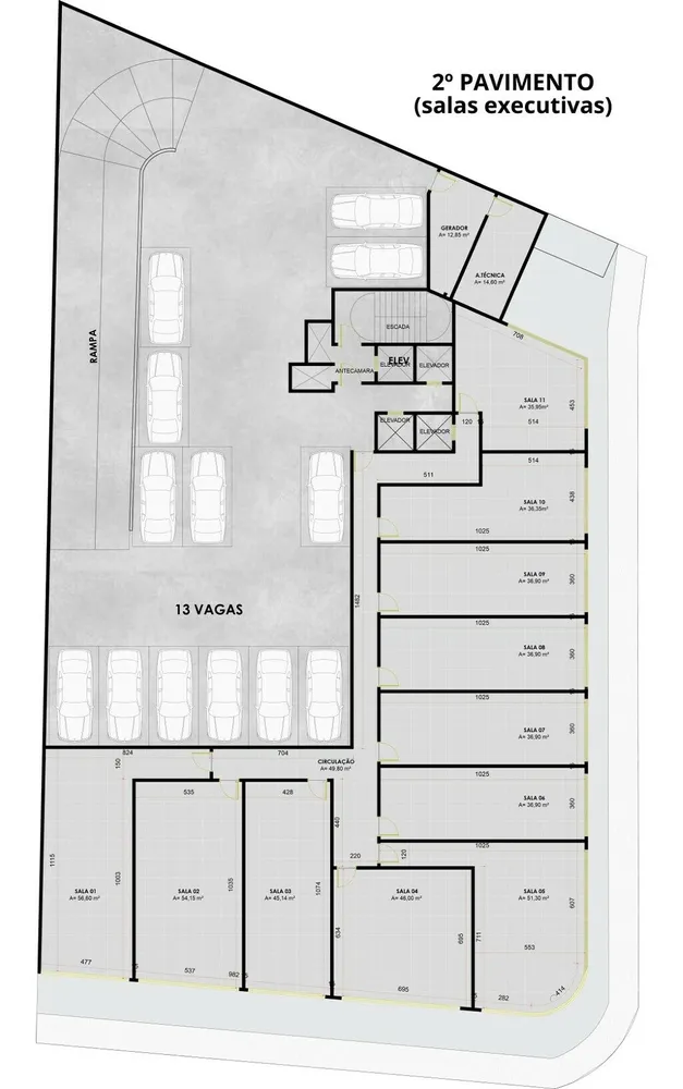 Depósito-Galpão, 56 m² - Foto 3