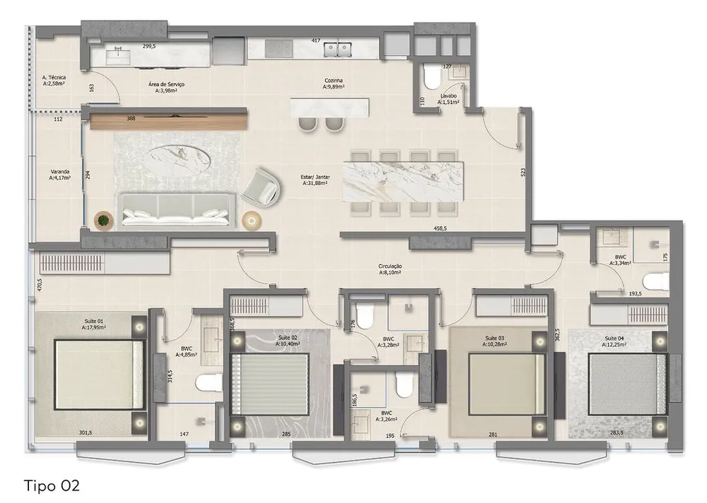 Apartamento, 145 m² - Foto 4