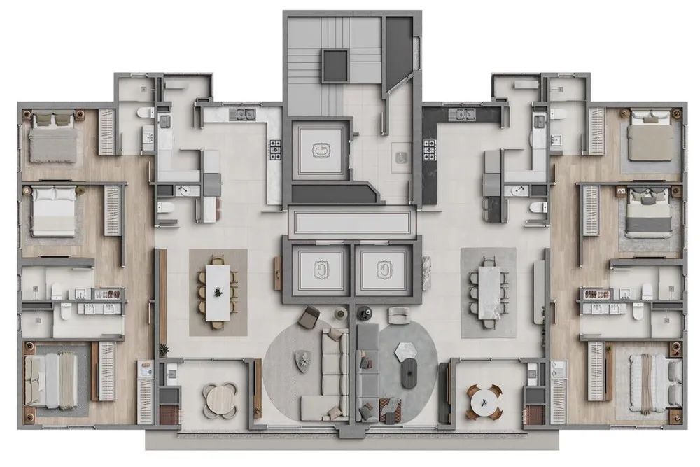 Apartamento, 4 quartos, 292 m² - Foto 1