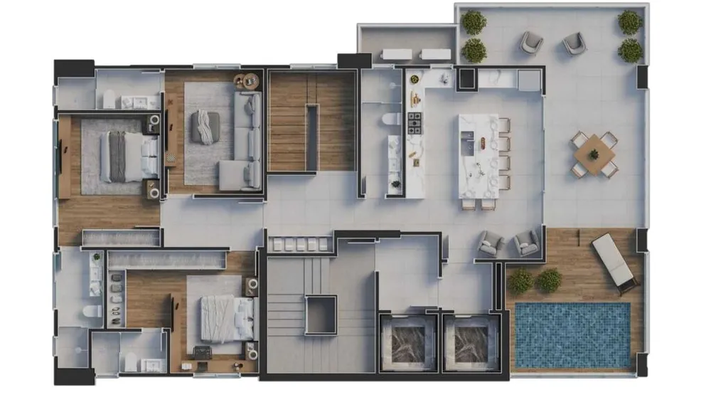 Apartamento, 4 quartos, 255 m² - Foto 3