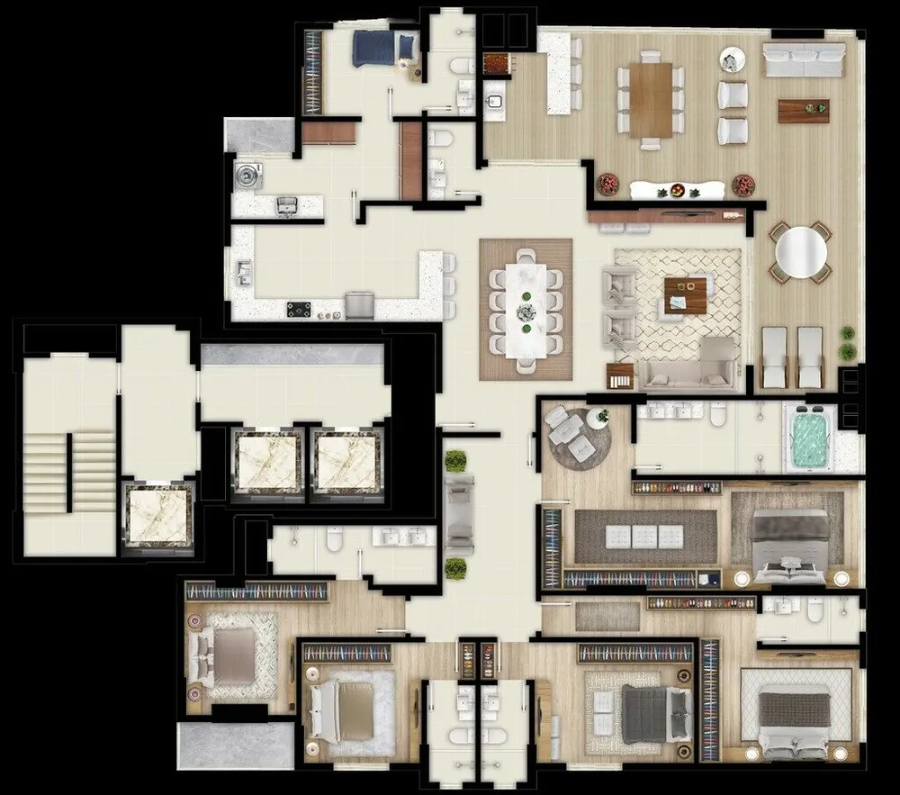 Apartamento, 4 quartos, 149 m² - Foto 2