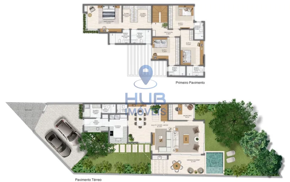 Casa, 4 quartos, 278 m² - Foto 2