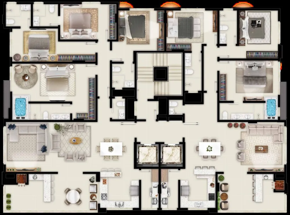 Apartamento, 3 quartos, 140 m² - Foto 8