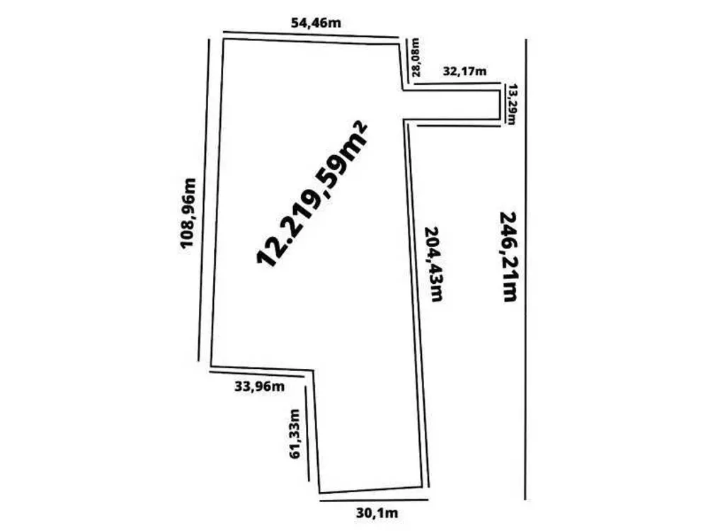 Terreno, 1 hectares - Foto 1