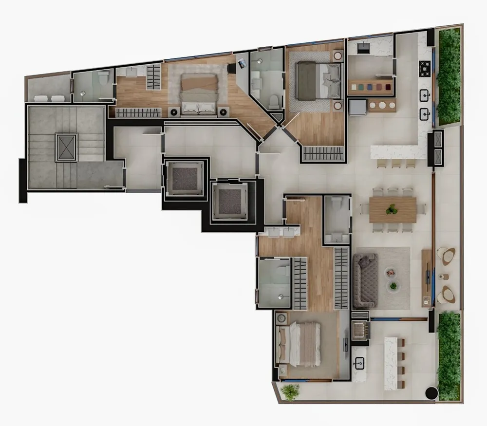 Apartamento, 4 quartos, 207 m² - Foto 7