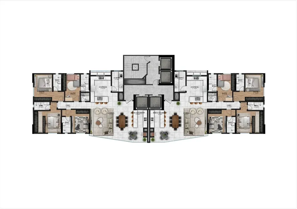 Apartamento, 4 quartos, 270 m² - Foto 2
