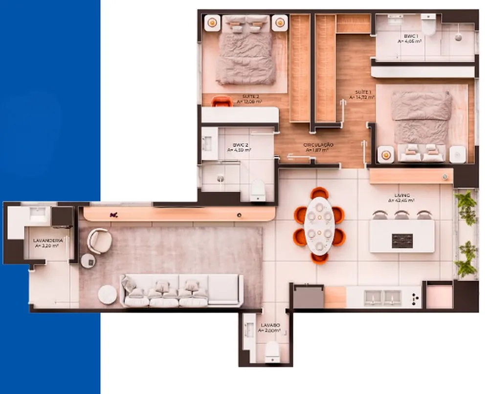 Apartamento, 3 quartos, 157 m² - Foto 2
