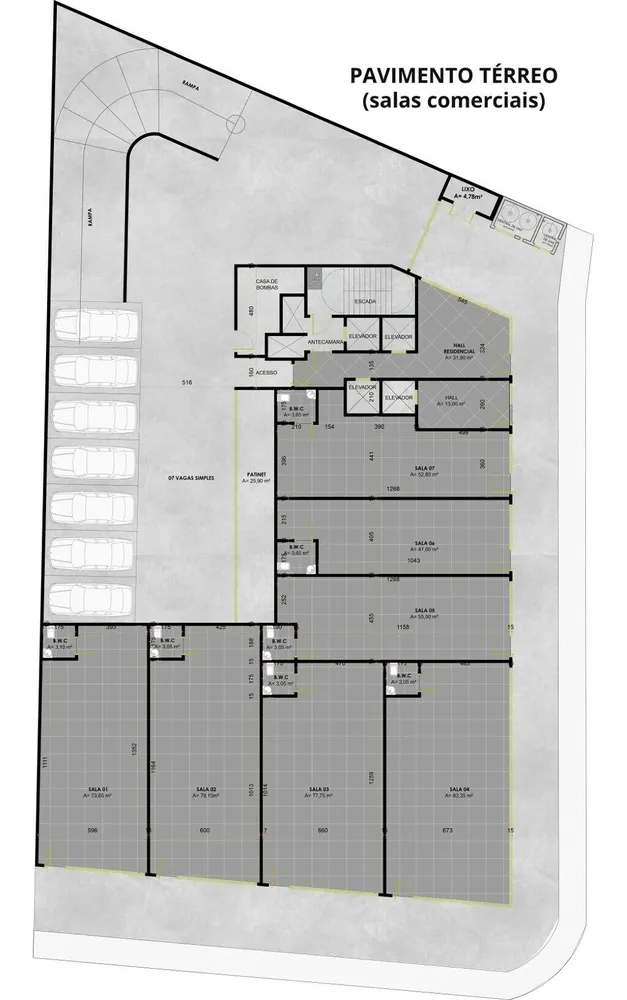 Depósito-Galpão, 77 m² - Foto 3
