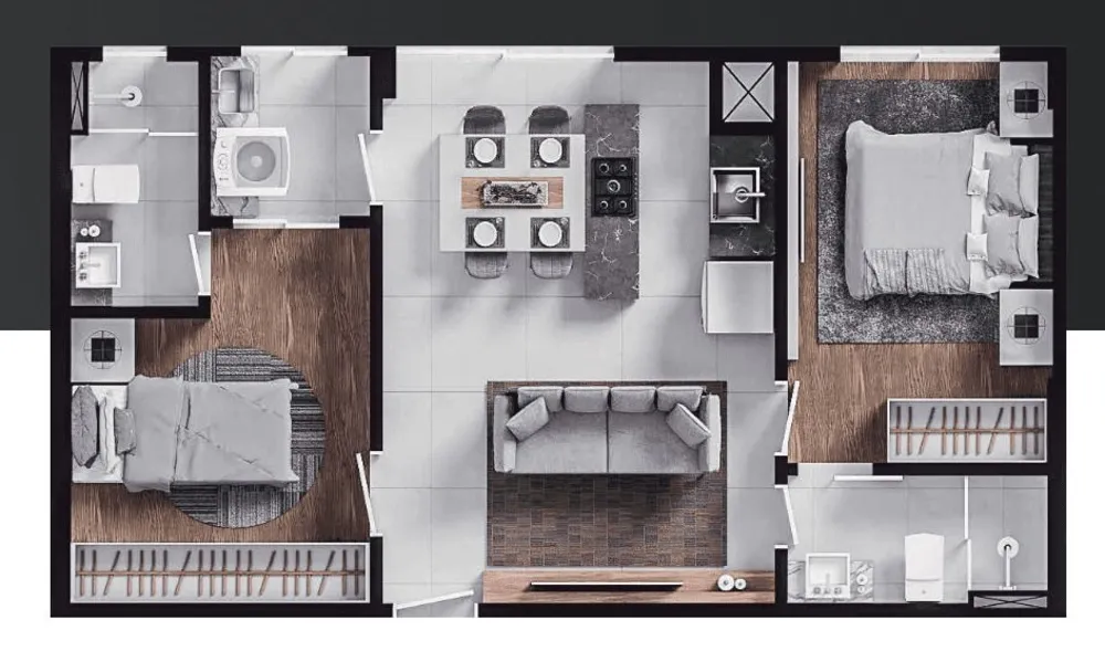 Apartamento, 52 m² - Foto 3