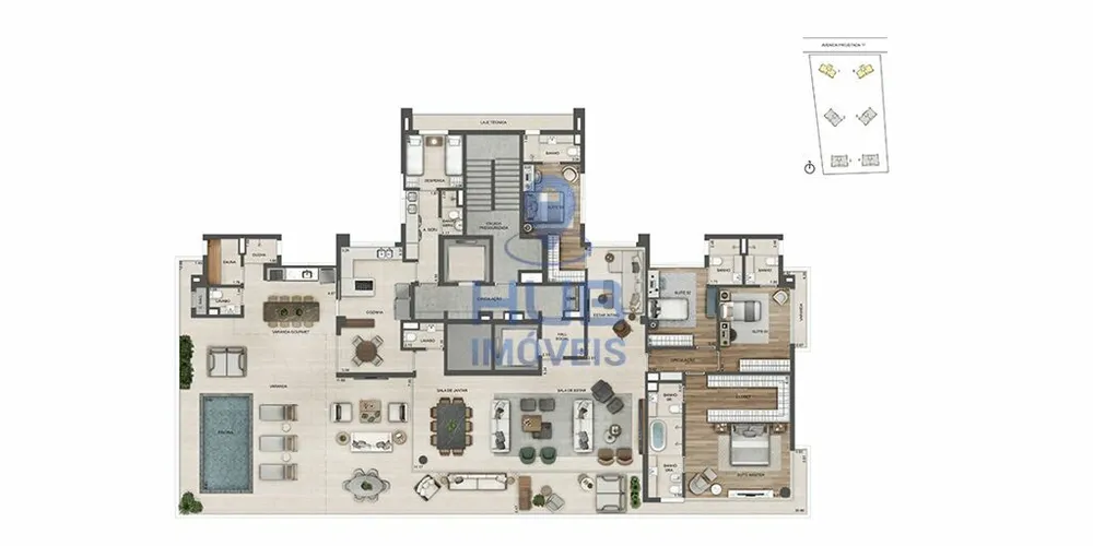 Apartamento, 4 quartos, 268 m² - Foto 15
