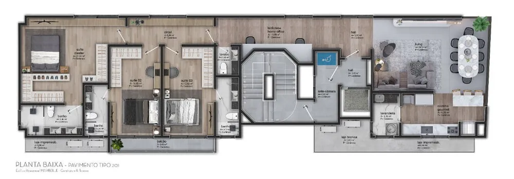 Apartamento, 4 quartos, 215 m² - Foto 2