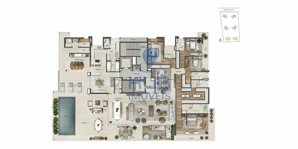 Apartamento, 4 quartos, 194 m² - Foto 17