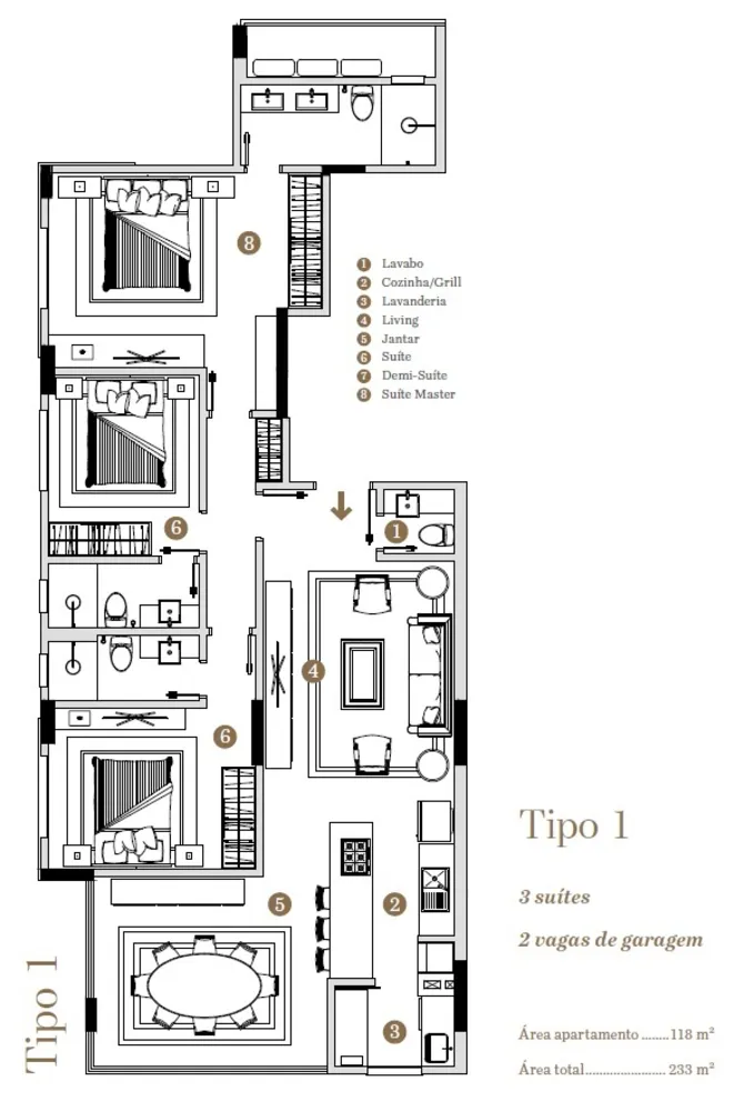 Apartamento, 131 m² - Foto 10