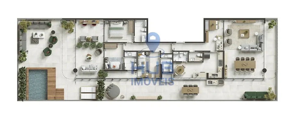 Apartamento, 3 quartos, 172 m² - Foto 4