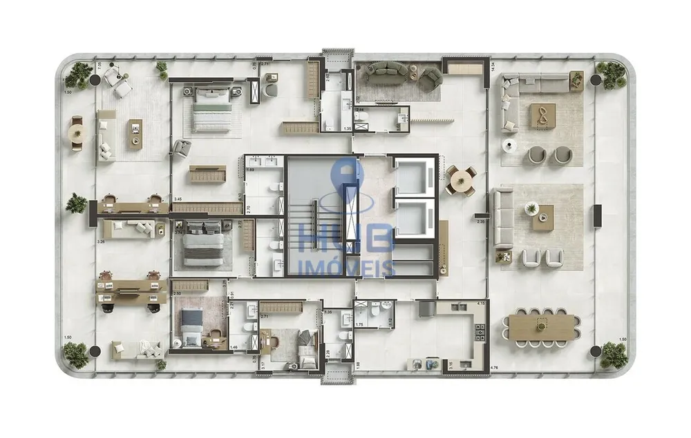 Apartamento, 3 quartos, 172 m² - Foto 6