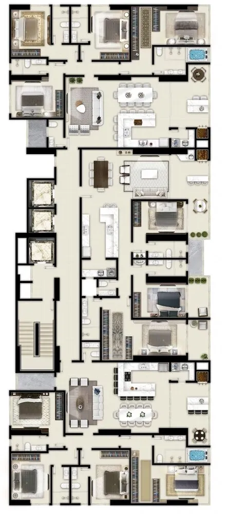 Apartamento, 3 quartos, 165 m² - Foto 2