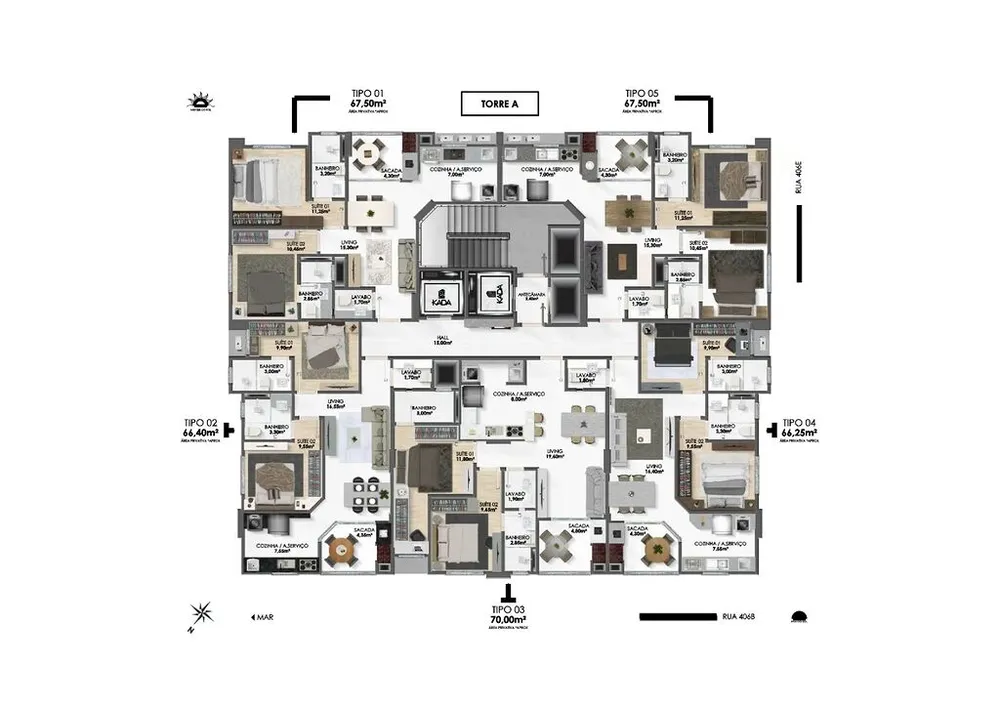 Apartamento, 70 m² - Foto 2