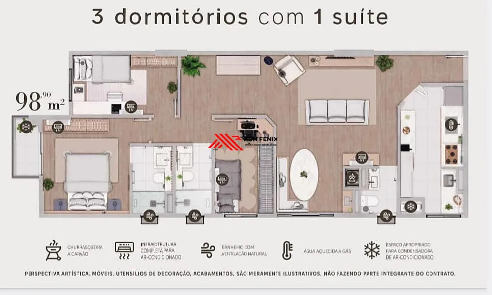 Apartamento, 3 quartos, 99 m² - Foto 12