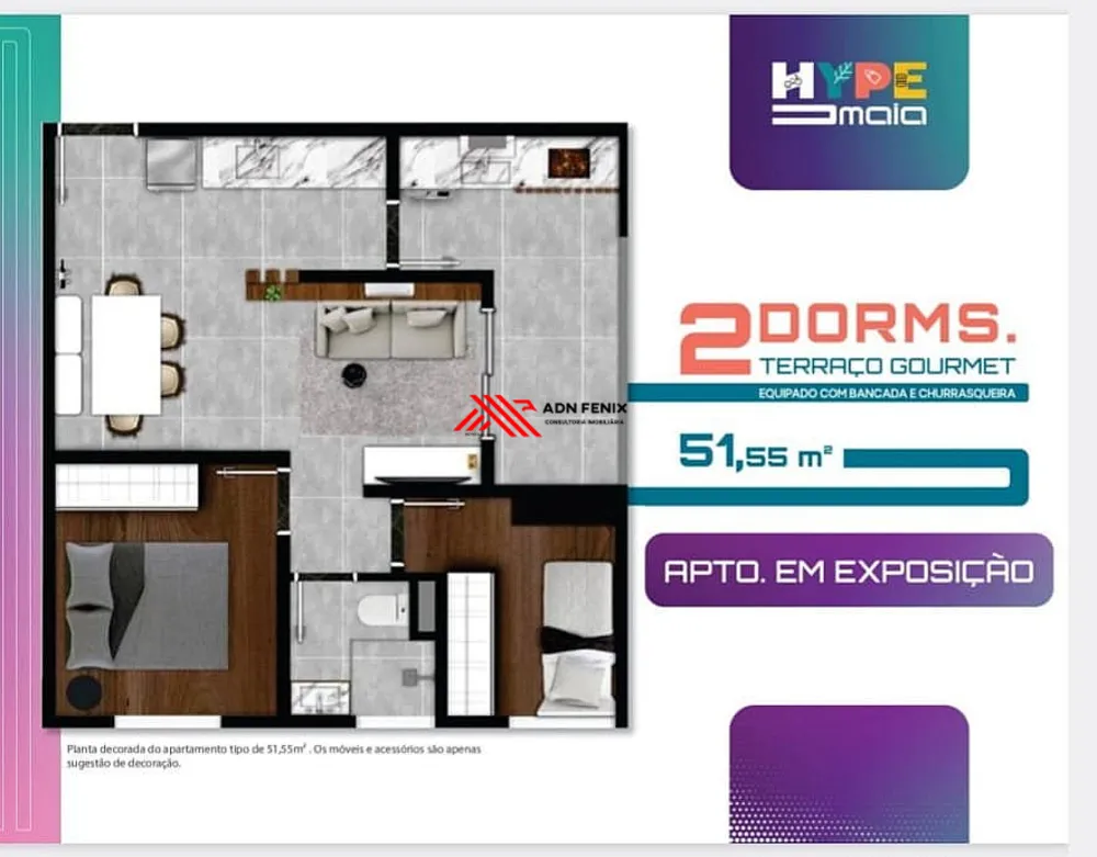 Apartamento, 2 quartos, 51 m² - Foto 5