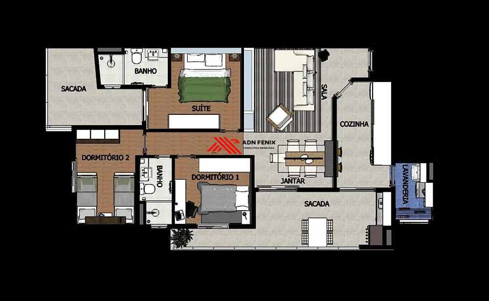 Apartamento, 3 quartos, 100 m² - Foto 6