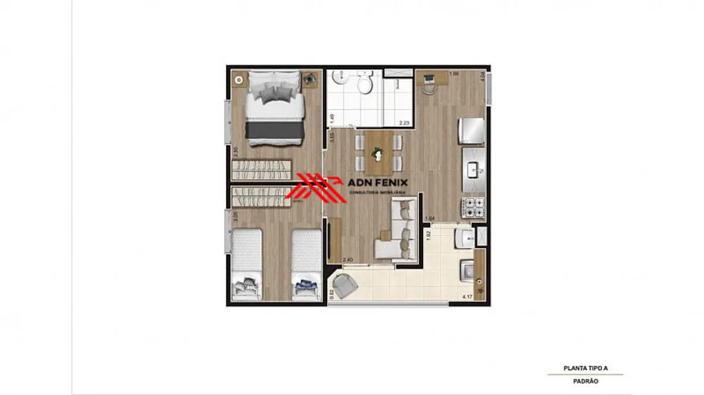 Apartamento, 2 quartos, 41 m² - Foto 9