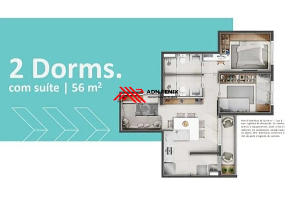 Apartamento, 2 quartos, 56 m² - Foto 16