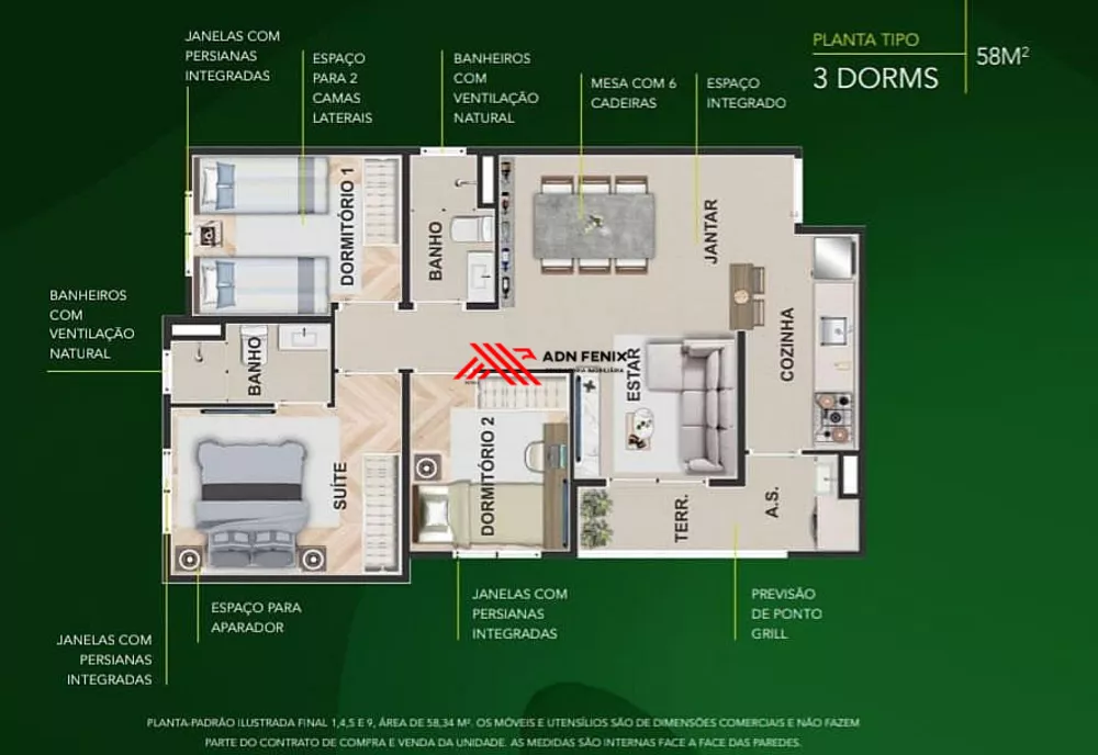 Apartamento, 2 quartos, 41 m² - Foto 1