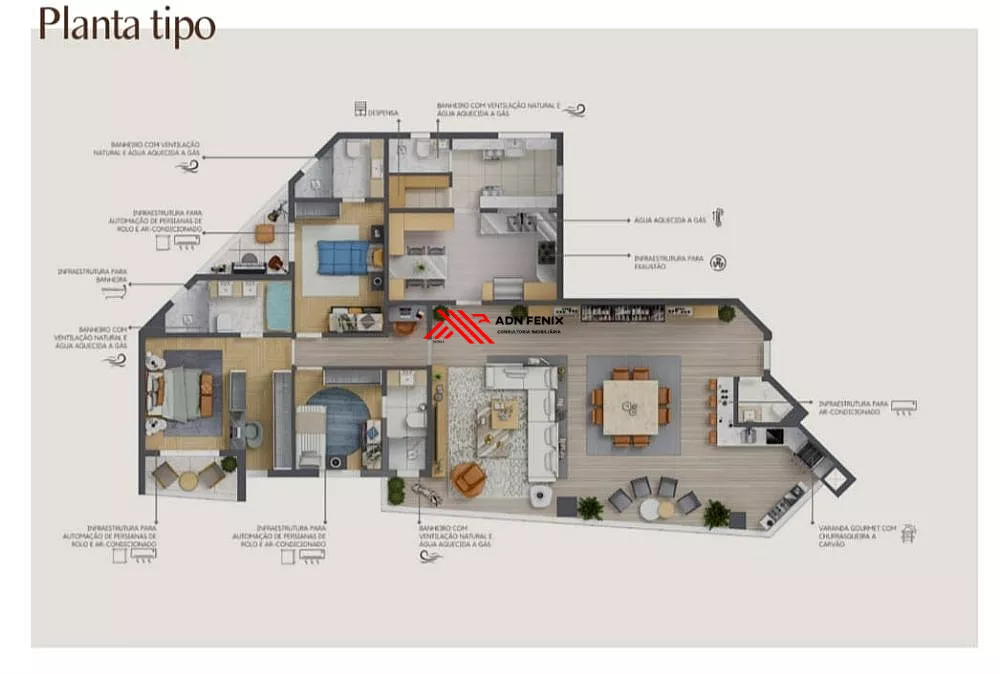 Apartamento, 3 quartos, 172 m² - Foto 3