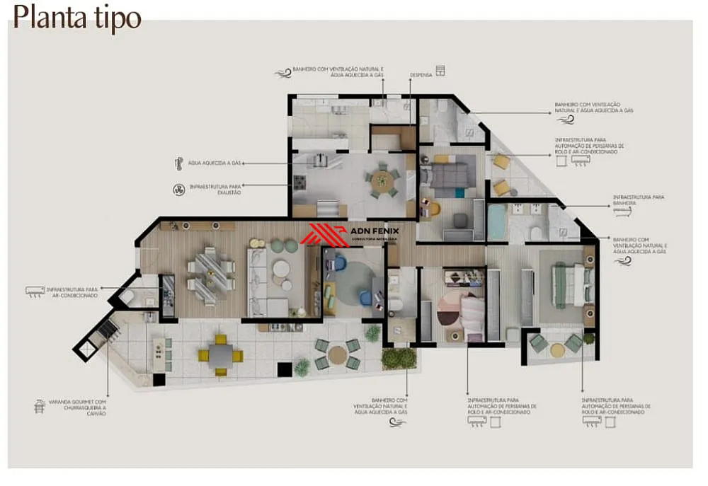 Apartamento, 3 quartos, 172 m² - Foto 9