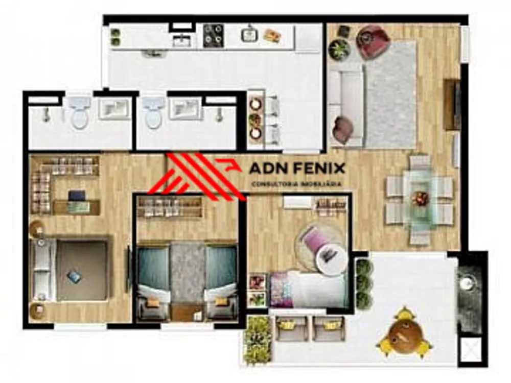 Apartamento, 2 quartos, 66 m² - Foto 4