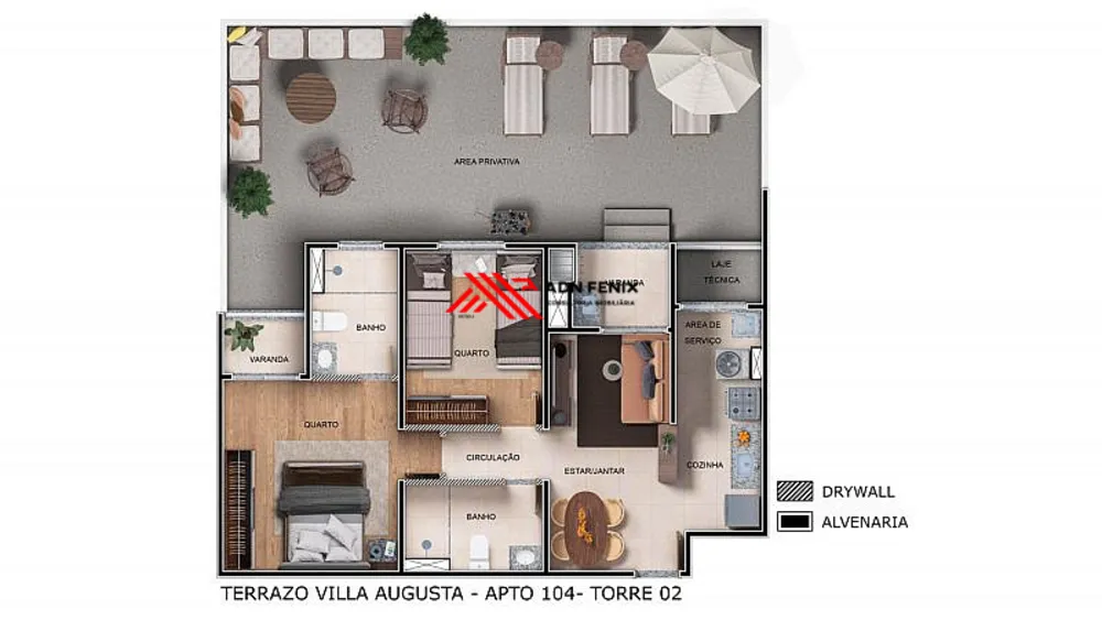 Apartamento, 2 quartos, 55 m² - Foto 7